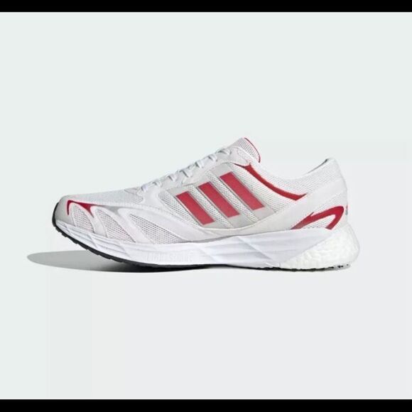 Adidas Adizero Pro DNA Running Shoes Cloud‎ White/Solar Red GX5081 Men\'s main image 5